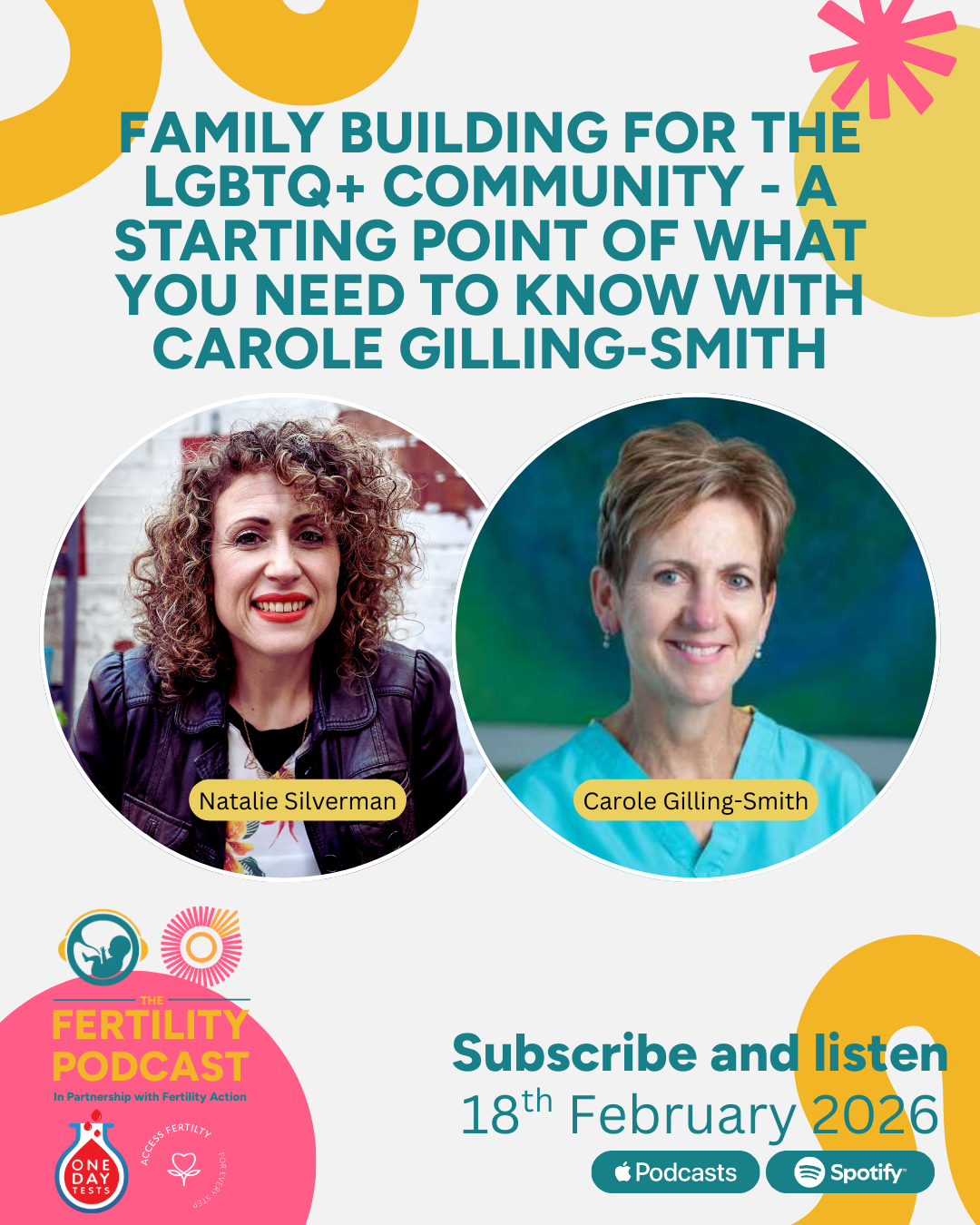 Family building for the LGBTQ+ community – a starting point of what you need to know with Carole Gilling-Smith